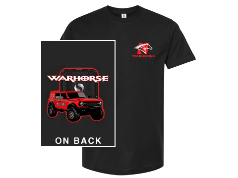 Warhorse tee with Ford Bronco and subwoofer.
