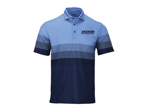 blaue KICKER polo