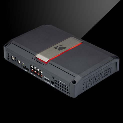 Angled view of the LX1300.7 amp.