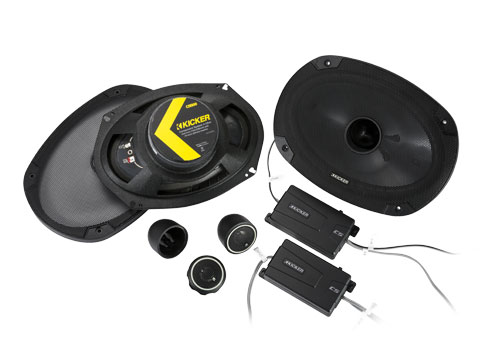CSS69 woofers, tweeters, and crossovers.