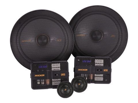 KS speakers with crossovers and tweeters.