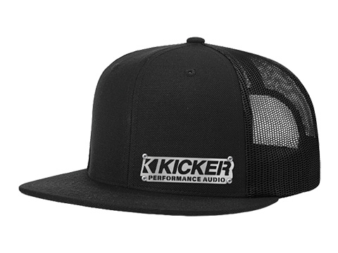Kicker Black mesh cap front