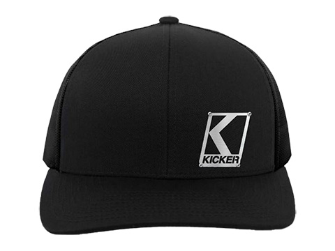 Kicker Black mesh cap front