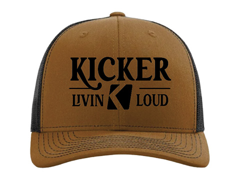 Kicker caramel mesh cap front