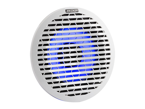 KM Blue LED Coaxial three-quarter