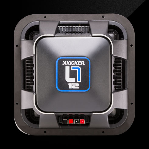 Back plate of the L7 Q-Class subwoofer.